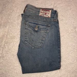 True religion light wash jeans
